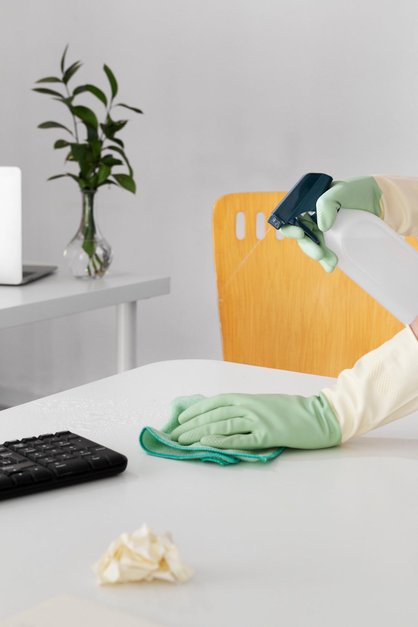 Professionell gepflegtes Büro
